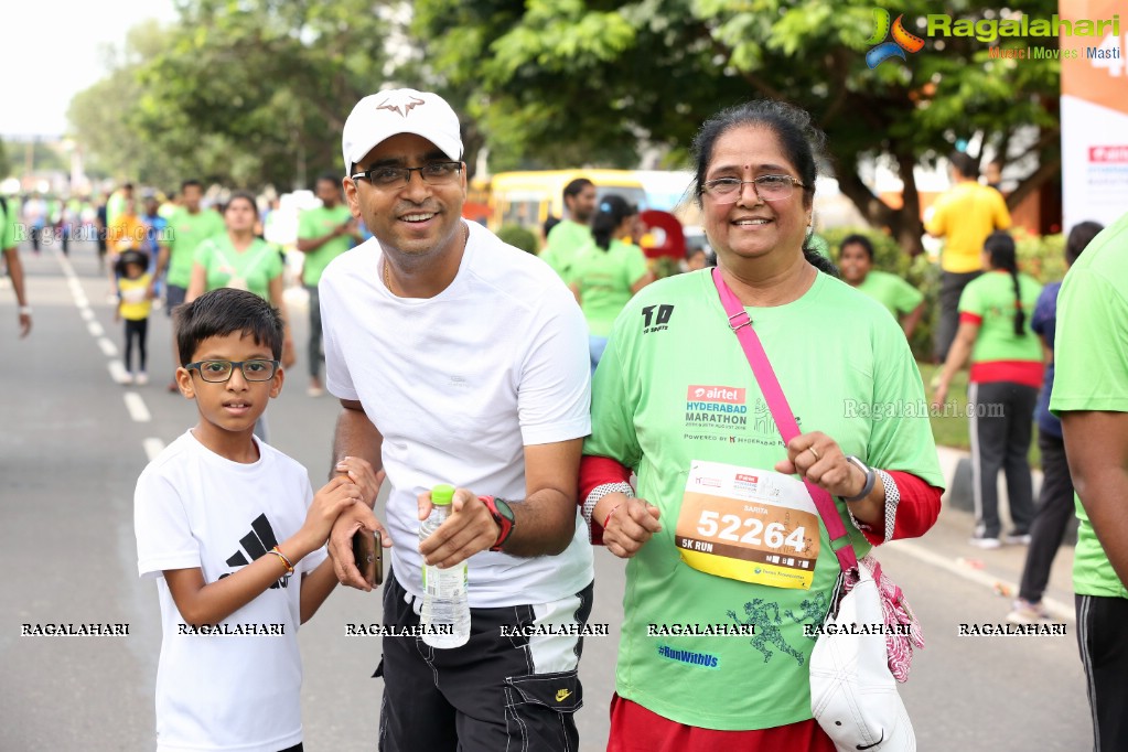 IT Secretary Jayesh Ranjan flags off 5K Fun Run - Airtel Hyderabad Marathon 