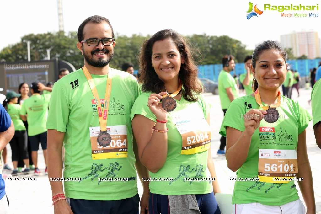 IT Secretary Jayesh Ranjan flags off 5K Fun Run - Airtel Hyderabad Marathon 