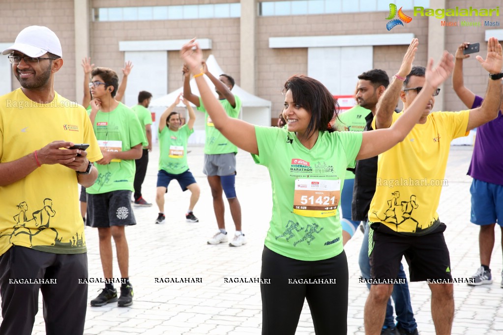 IT Secretary Jayesh Ranjan flags off 5K Fun Run - Airtel Hyderabad Marathon 