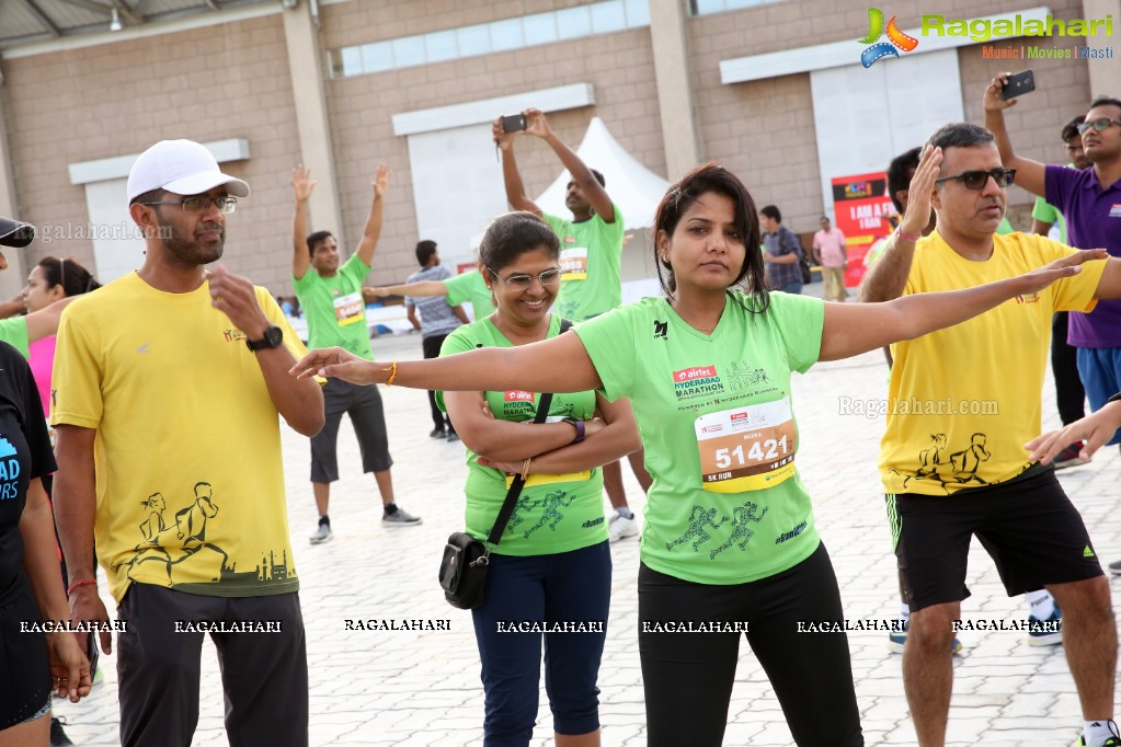 IT Secretary Jayesh Ranjan flags off 5K Fun Run - Airtel Hyderabad Marathon 