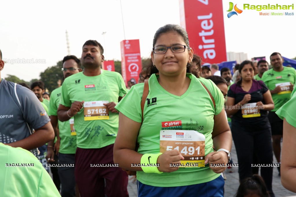 IT Secretary Jayesh Ranjan flags off 5K Fun Run - Airtel Hyderabad Marathon 