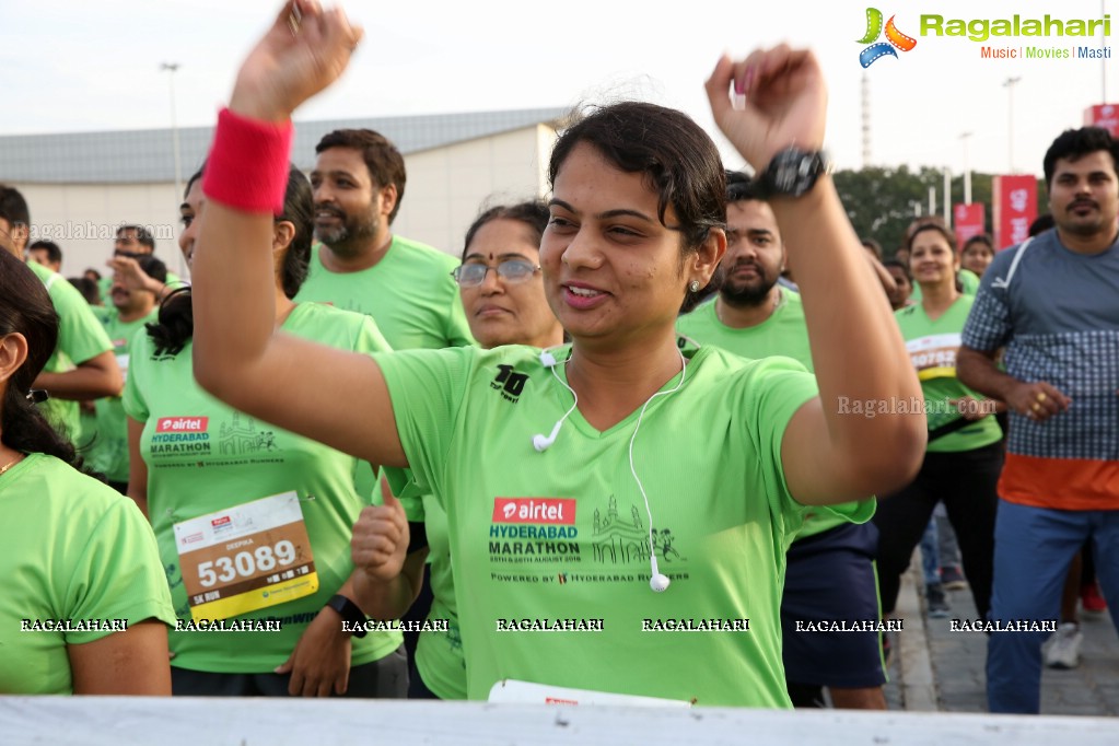 IT Secretary Jayesh Ranjan flags off 5K Fun Run - Airtel Hyderabad Marathon 