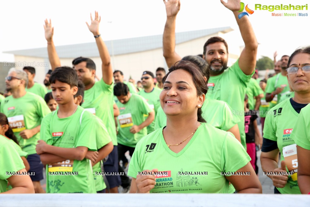 IT Secretary Jayesh Ranjan flags off 5K Fun Run - Airtel Hyderabad Marathon 