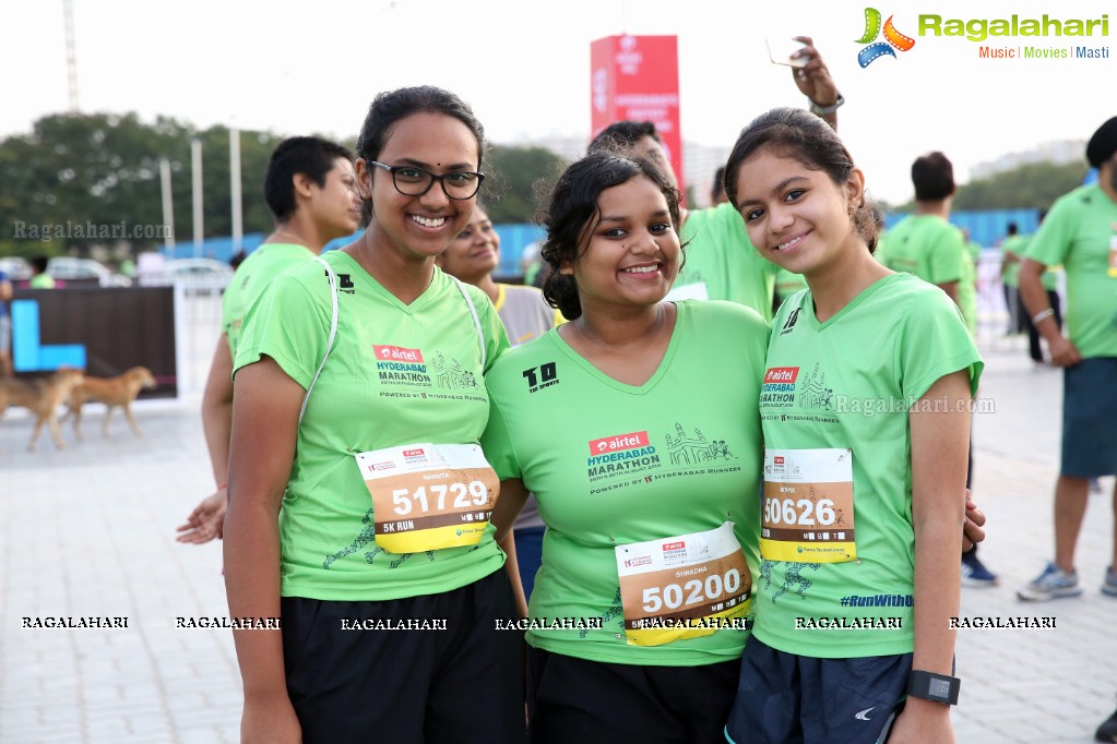 IT Secretary Jayesh Ranjan flags off 5K Fun Run - Airtel Hyderabad Marathon 