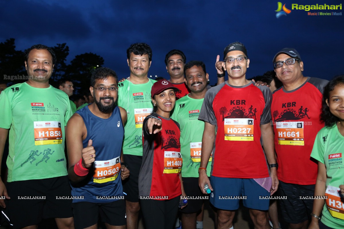 Airtel Hyderabad Marathon 2018 - FM, HM, 10K Run