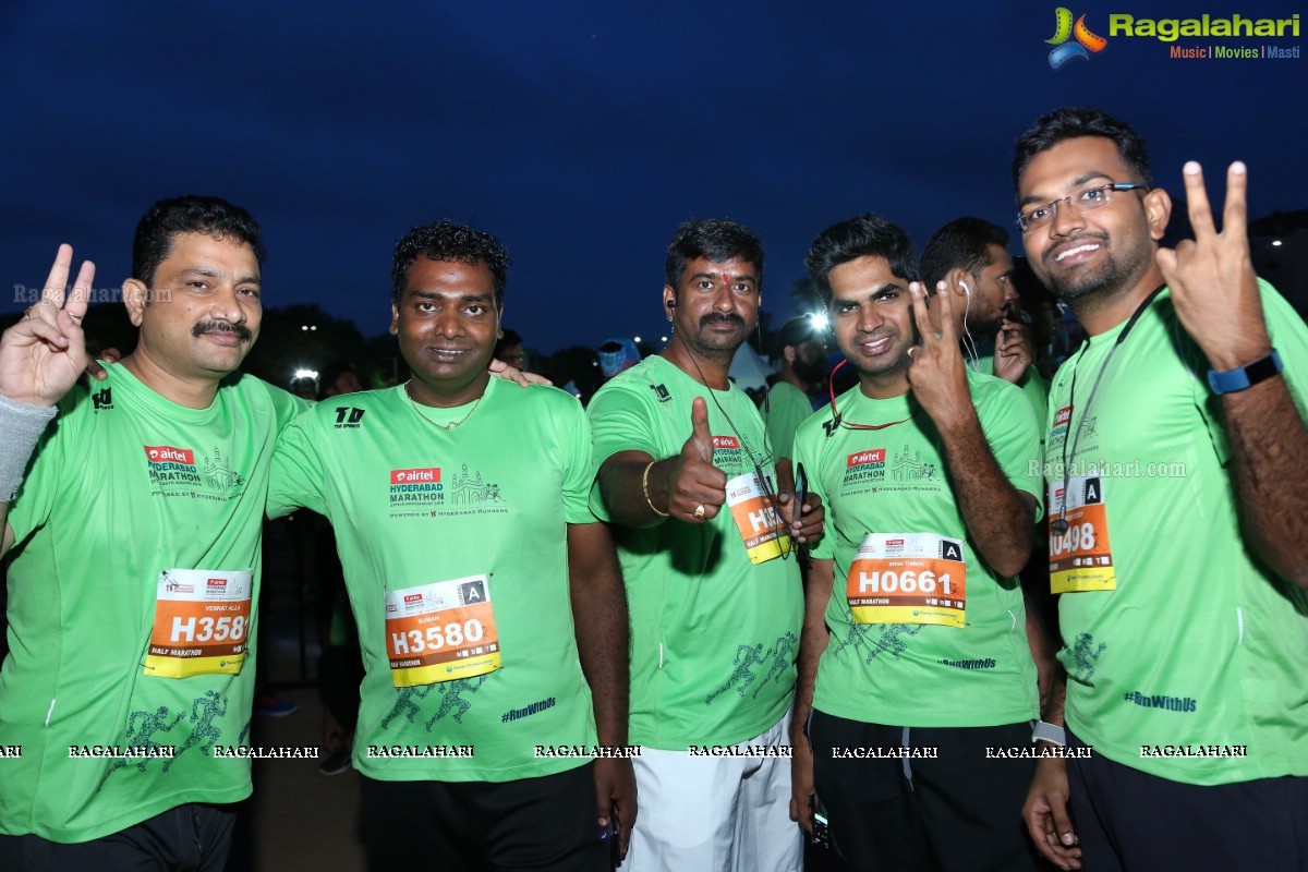 Airtel Hyderabad Marathon 2018 - FM, HM, 10K Run