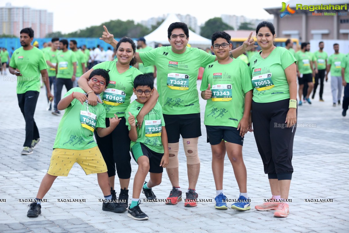 Airtel Hyderabad Marathon 2018 - FM, HM, 10K Run