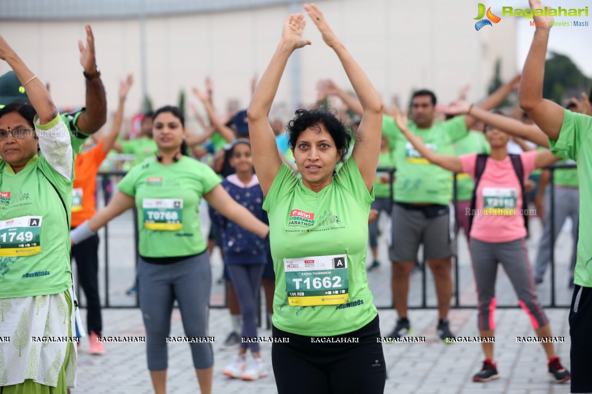 Airtel Hyderabad Marathon 2018 - FM, HM, 10K Run