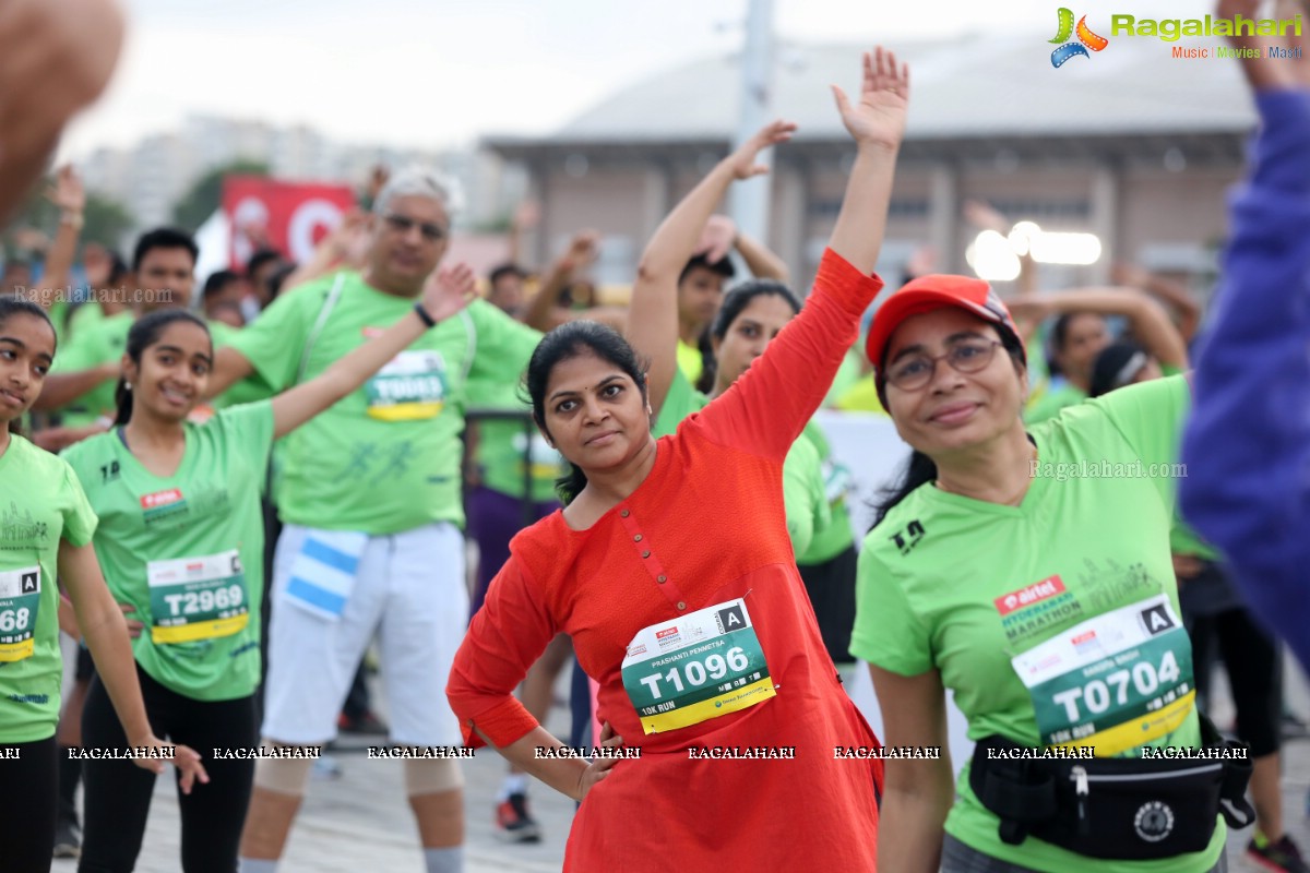 Airtel Hyderabad Marathon 2018 - FM, HM, 10K Run