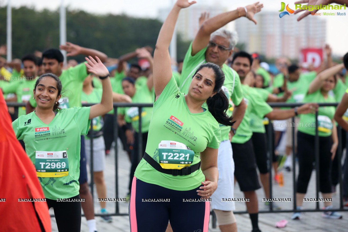 Airtel Hyderabad Marathon 2018 - FM, HM, 10K Run