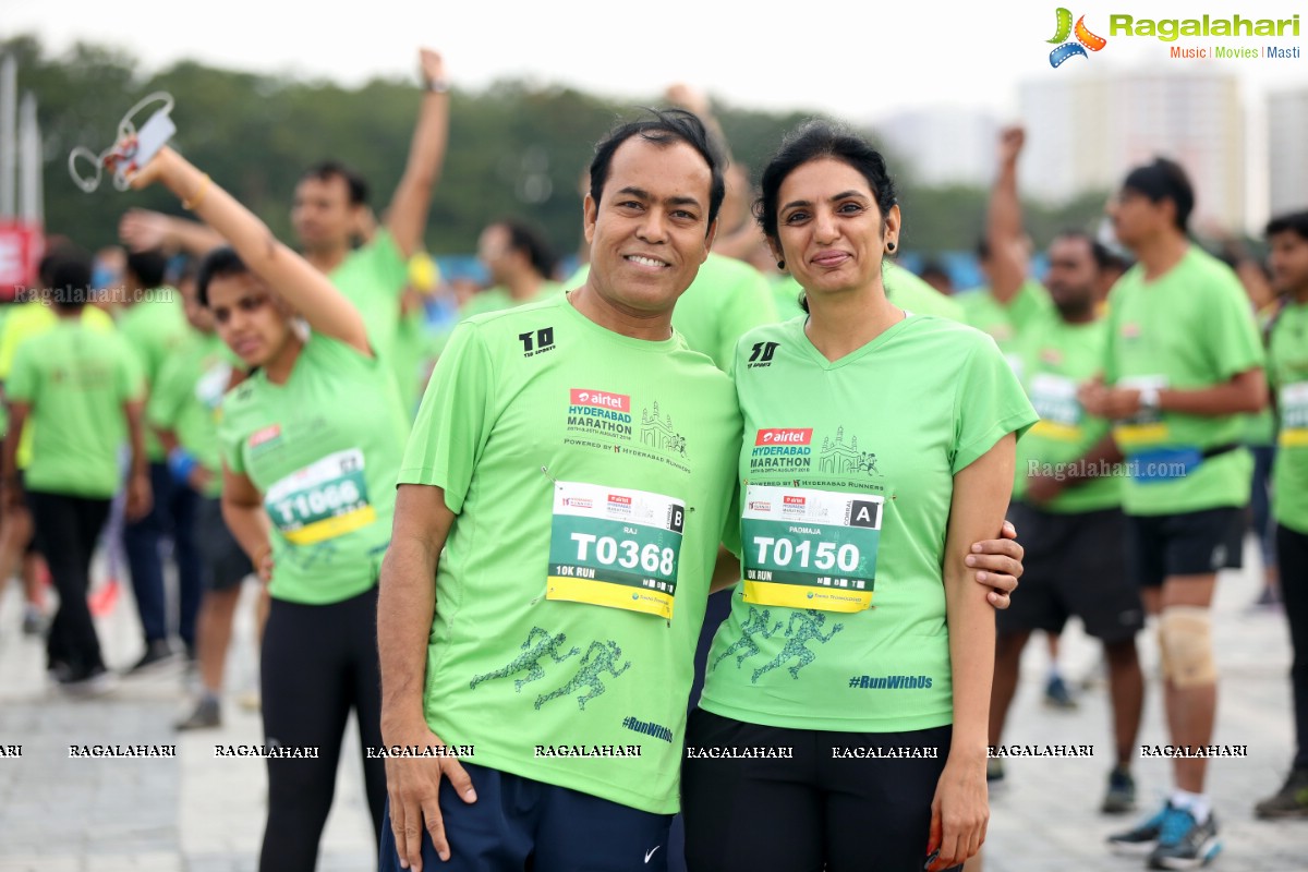 Airtel Hyderabad Marathon 2018 - FM, HM, 10K Run