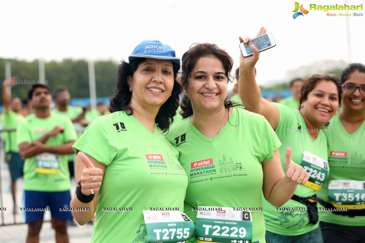 Airtel Hyderabad Marathon 2018 - FM, HM, 10K Run