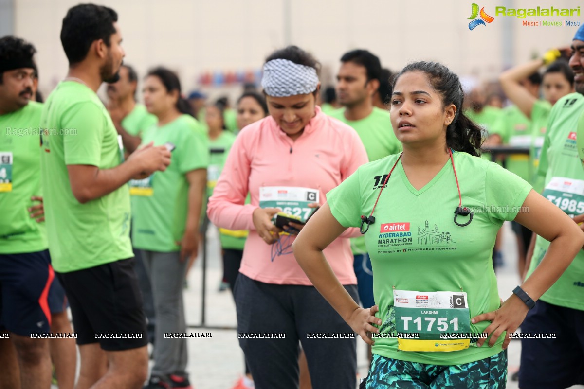 Airtel Hyderabad Marathon 2018 - FM, HM, 10K Run