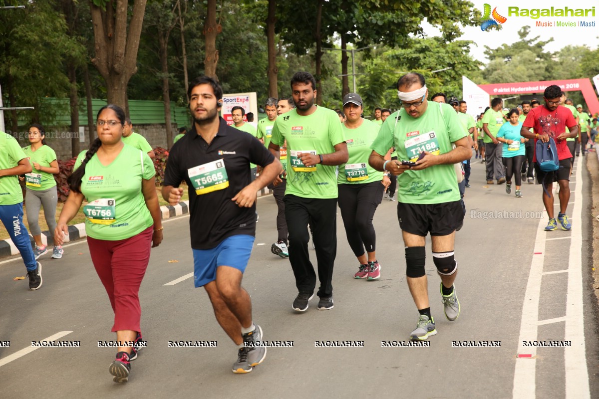 Airtel Hyderabad Marathon 2018 - FM, HM, 10K Run