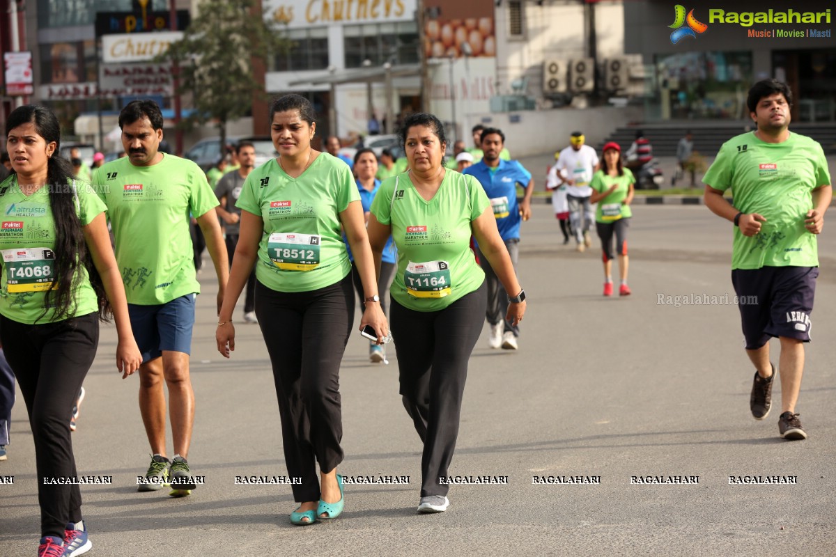 Airtel Hyderabad Marathon 2018 - FM, HM, 10K Run