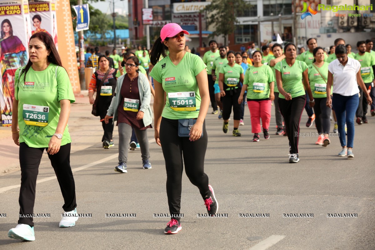 Airtel Hyderabad Marathon 2018 - FM, HM, 10K Run