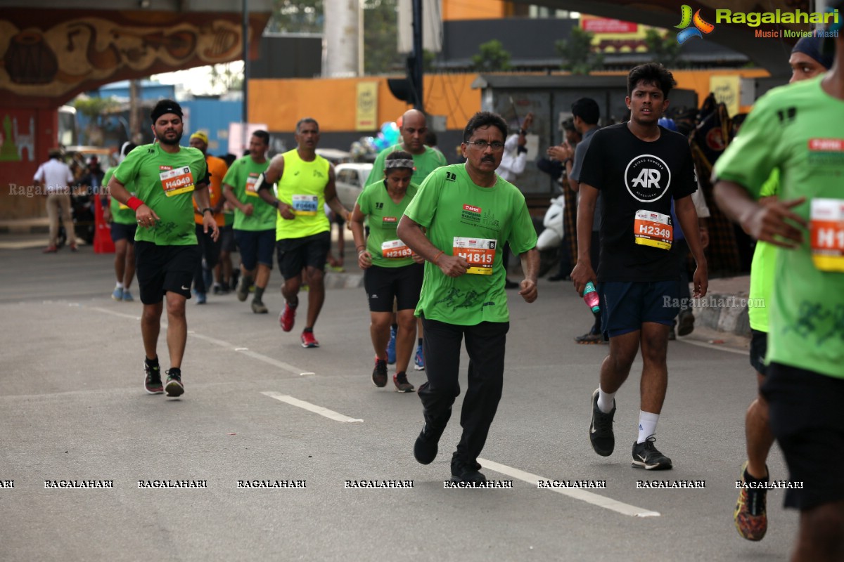 Airtel Hyderabad Marathon 2018 - FM, HM, 10K Run