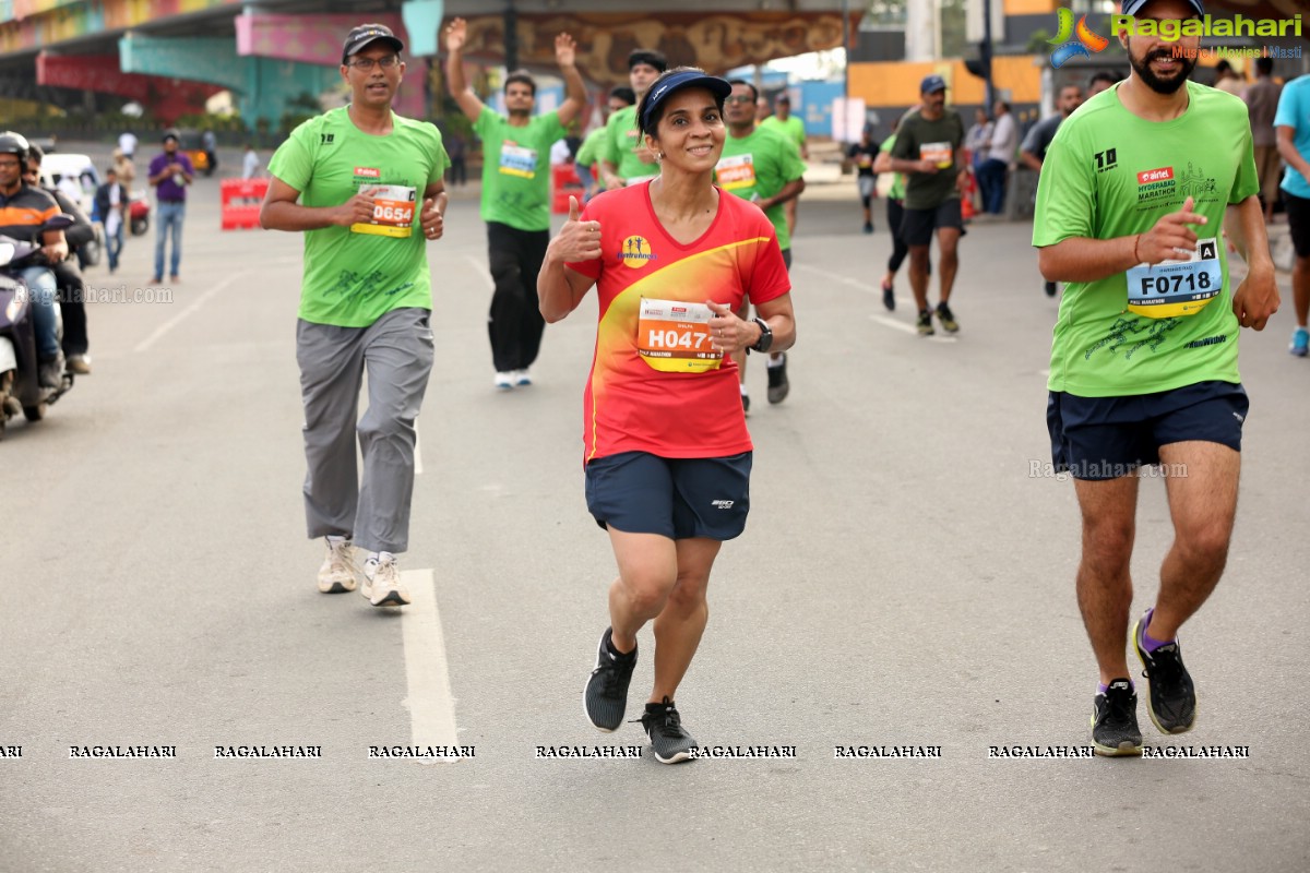 Airtel Hyderabad Marathon 2018 - FM, HM, 10K Run