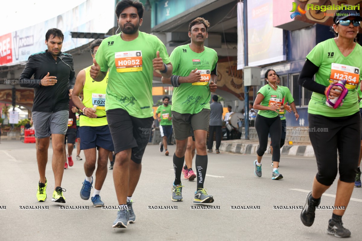 Airtel Hyderabad Marathon 2018 - FM, HM, 10K Run