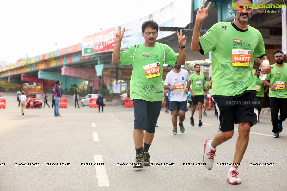 Airtel Hyderabad Marathon 2018 - FM, HM, 10K Run