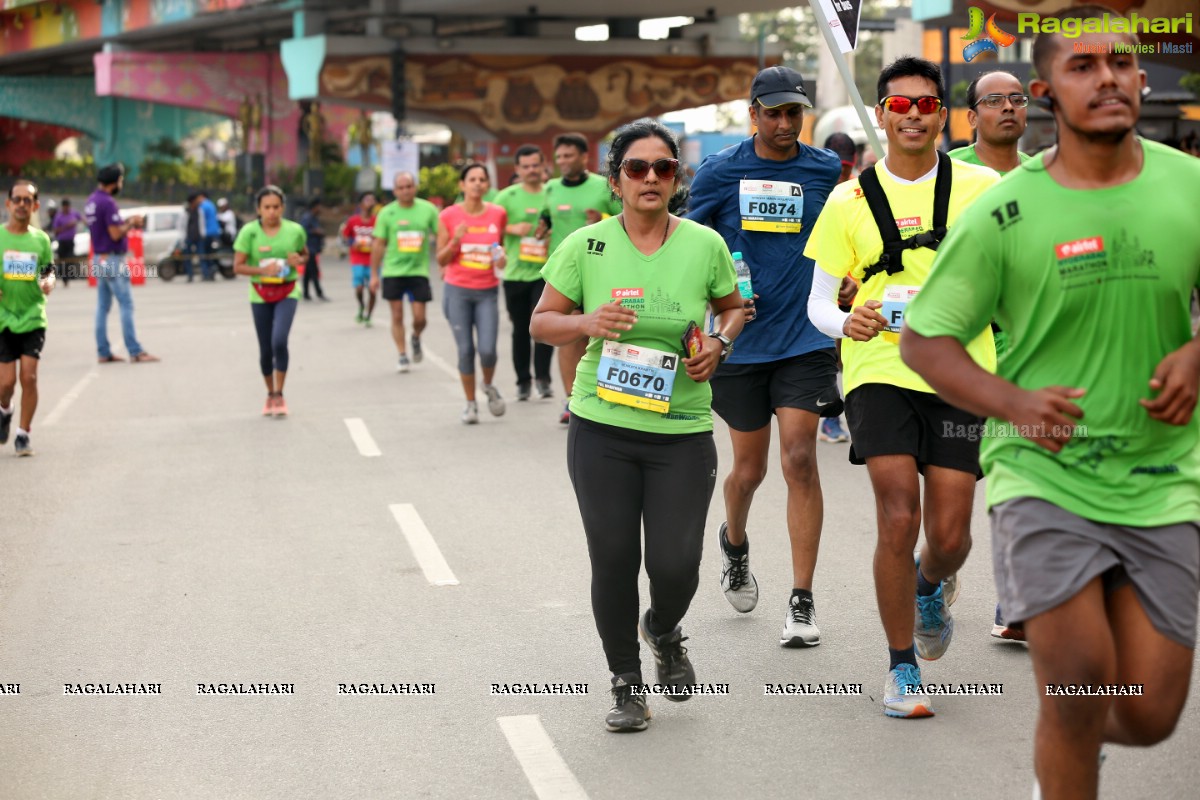 Airtel Hyderabad Marathon 2018 - FM, HM, 10K Run