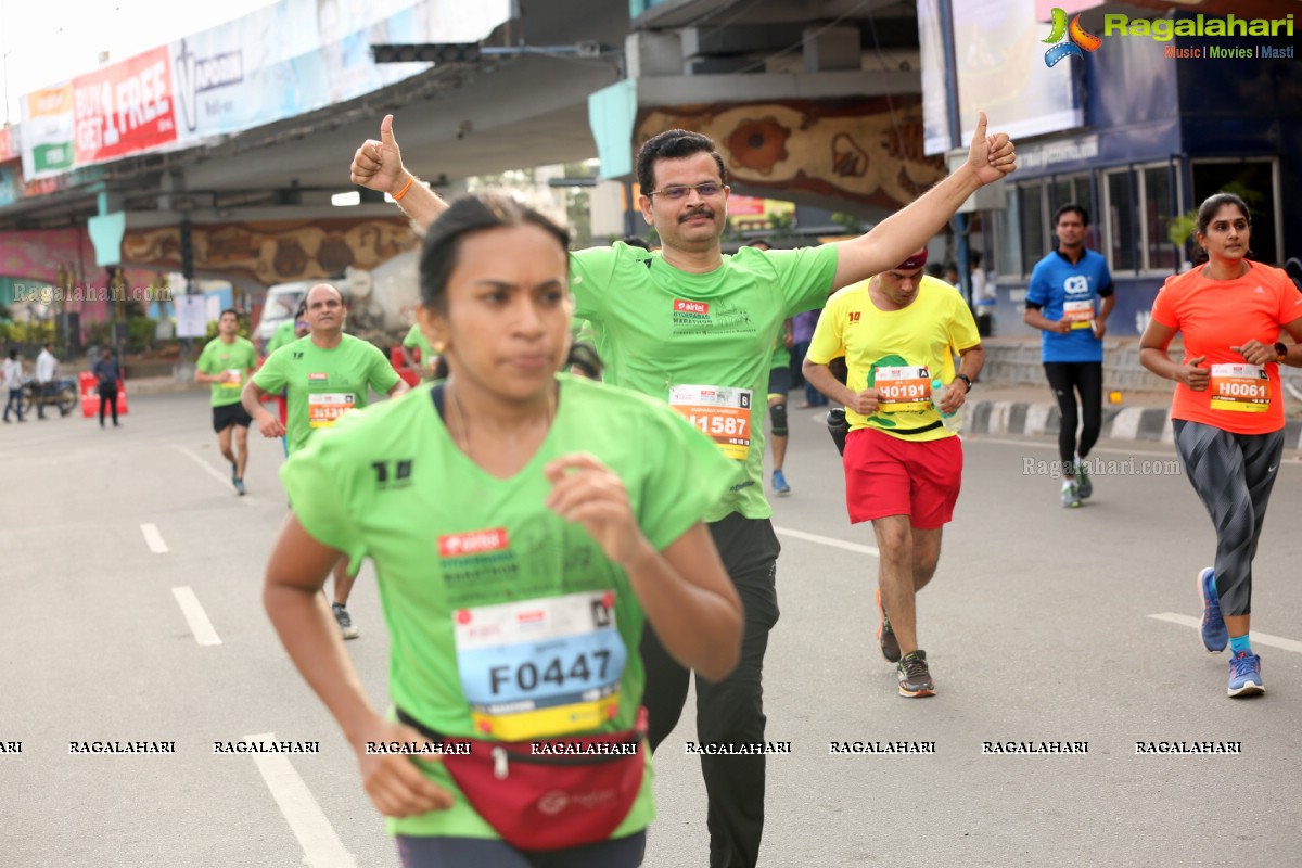 Airtel Hyderabad Marathon 2018 - FM, HM, 10K Run