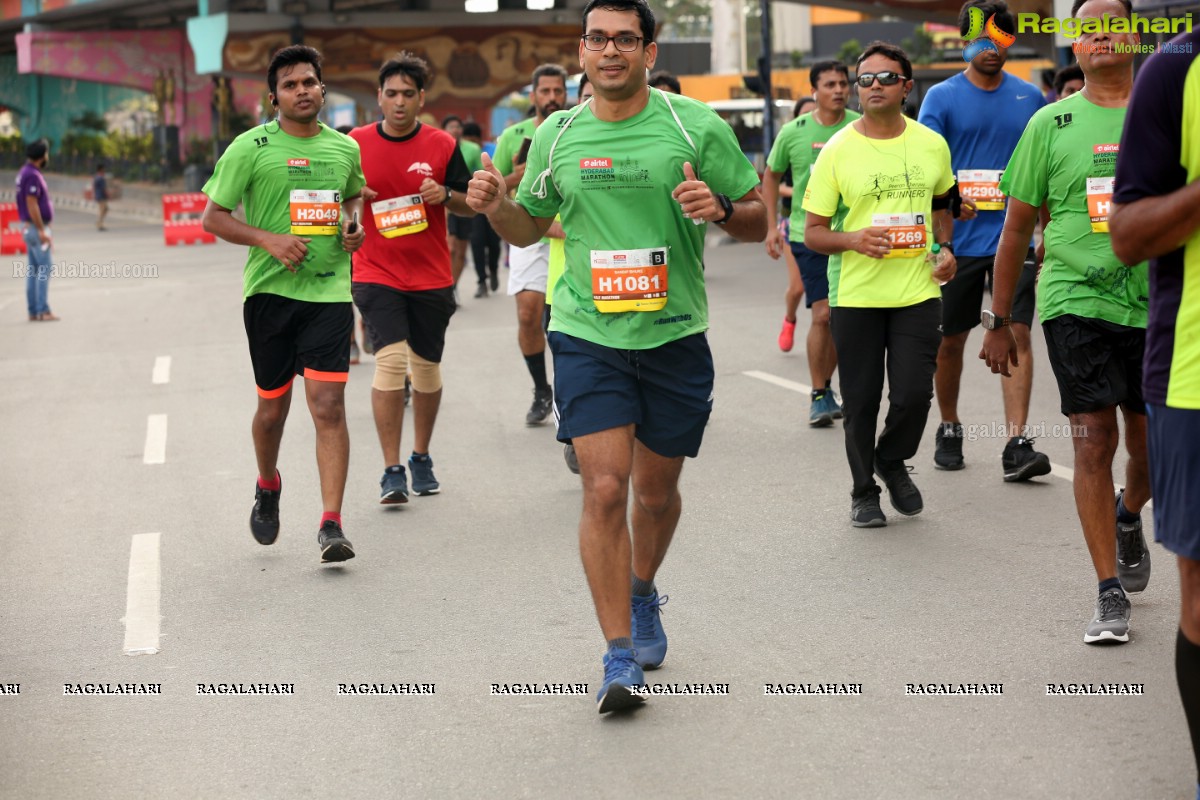 Airtel Hyderabad Marathon 2018 - FM, HM, 10K Run