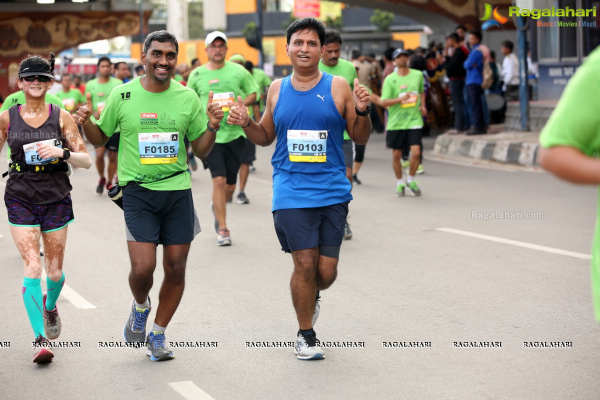 Airtel Hyderabad Marathon 2018 - FM, HM, 10K Run