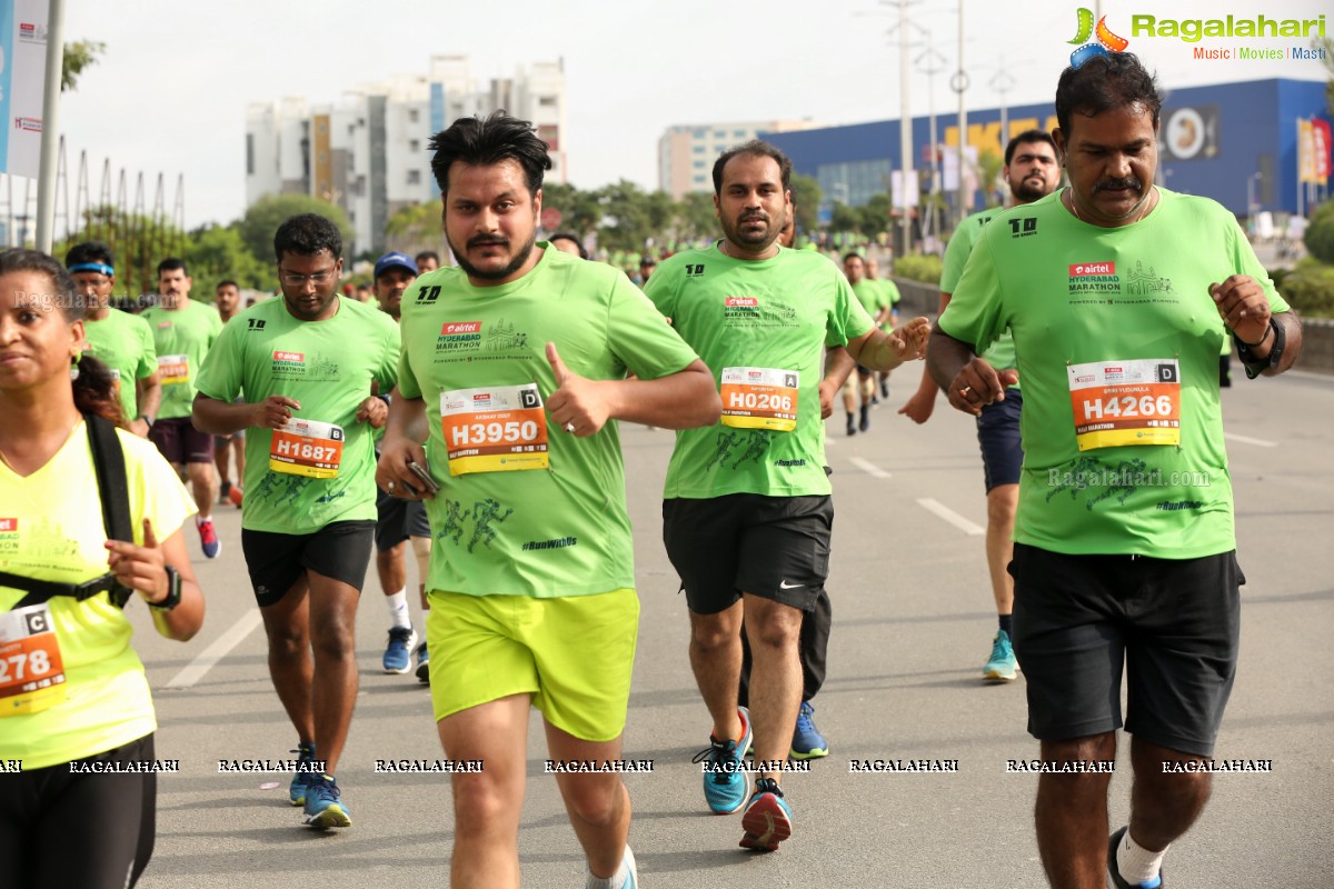 Airtel Hyderabad Marathon 2018 - FM, HM, 10K Run