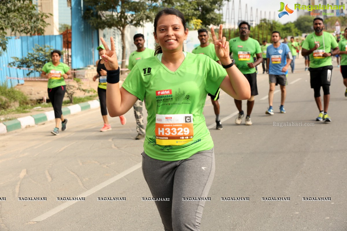 Airtel Hyderabad Marathon 2018 - FM, HM, 10K Run