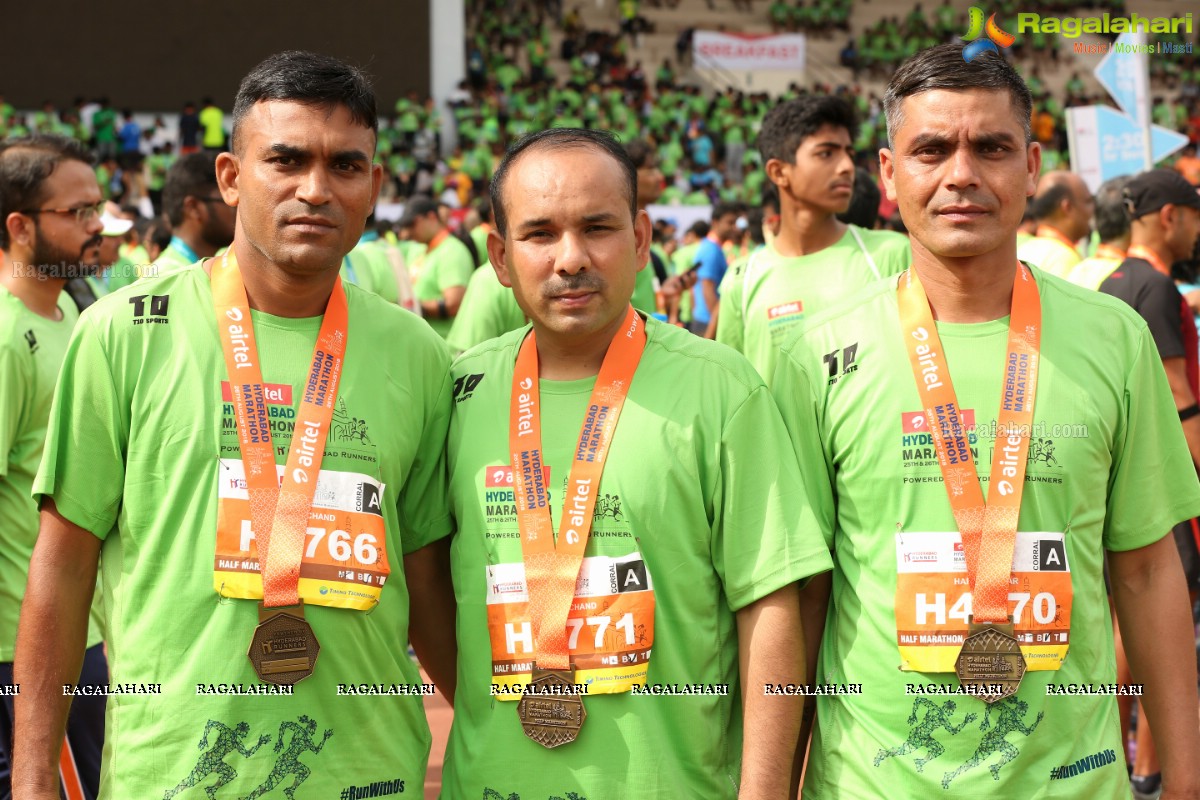 Airtel Hyderabad Marathon 2018 - FM, HM, 10K Run