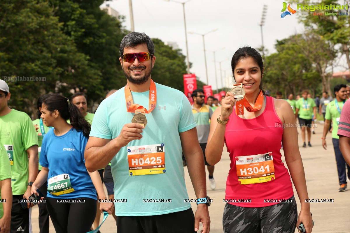 Airtel Hyderabad Marathon 2018 - FM, HM, 10K Run