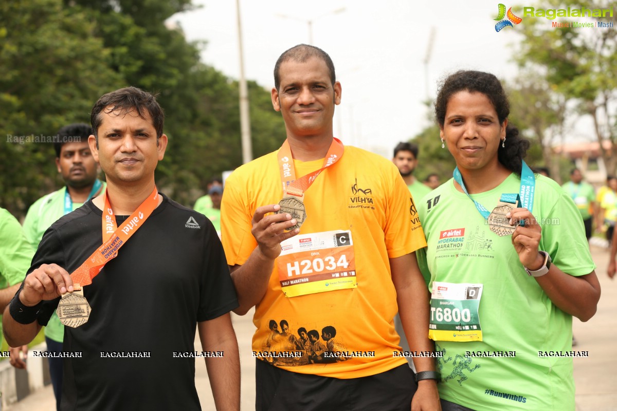 Airtel Hyderabad Marathon 2018 - FM, HM, 10K Run