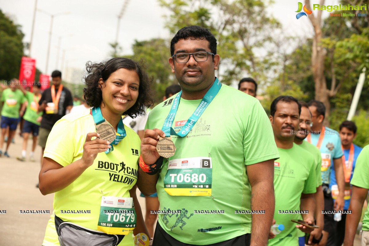 Airtel Hyderabad Marathon 2018 - FM, HM, 10K Run