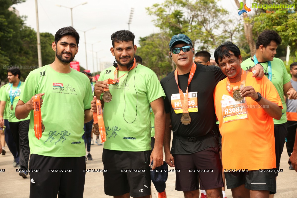 Airtel Hyderabad Marathon 2018 - FM, HM, 10K Run