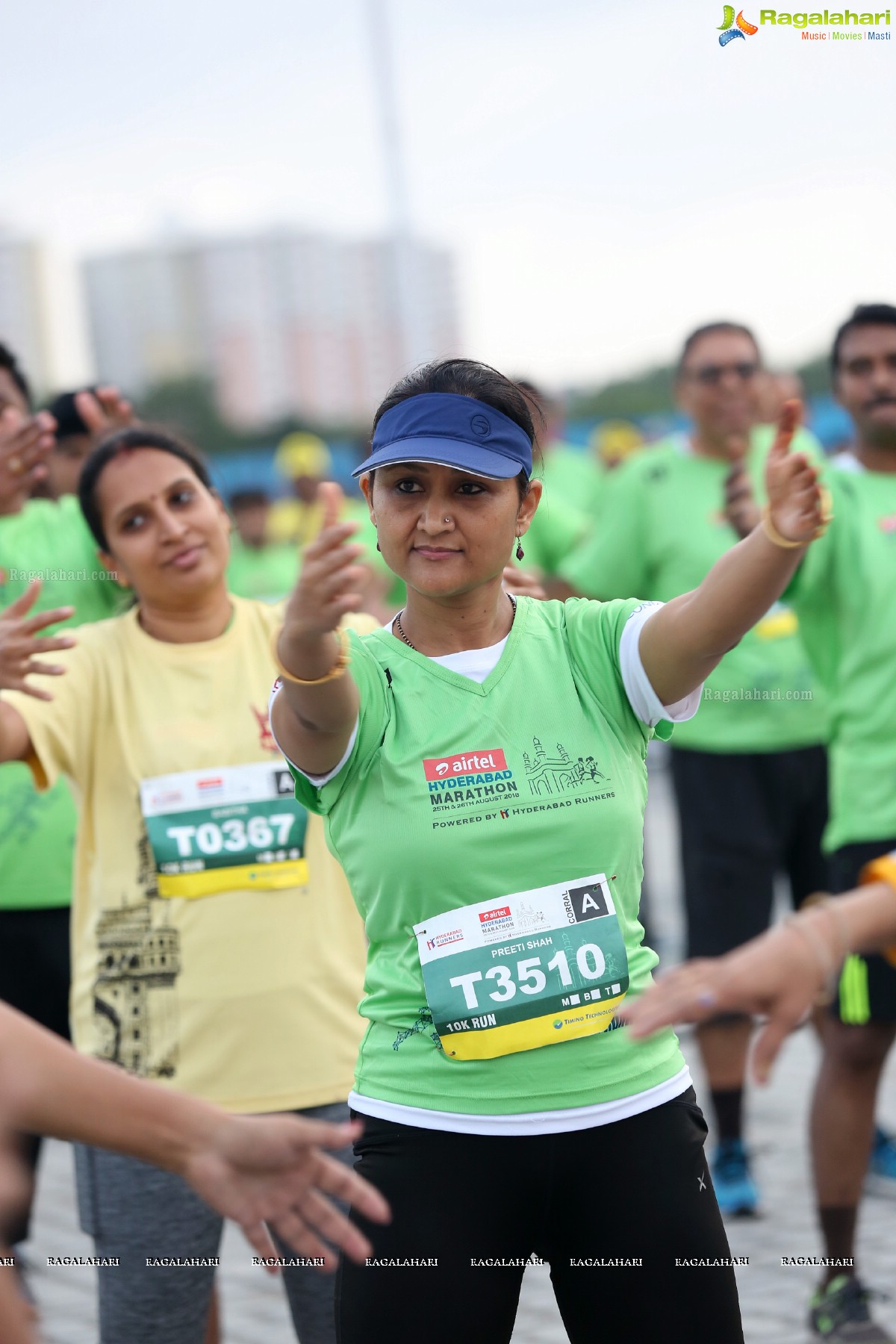 Airtel Hyderabad Marathon 2018 - FM, HM, 10K Run