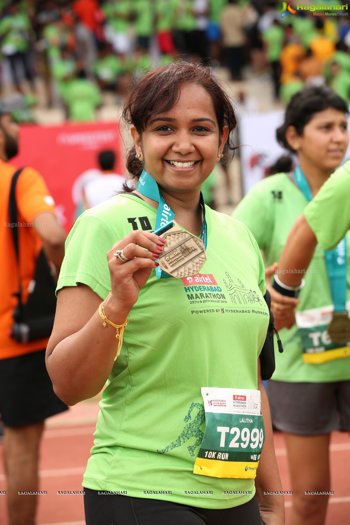 Airtel Hyderabad Marathon 2018 - FM, HM, 10K Run