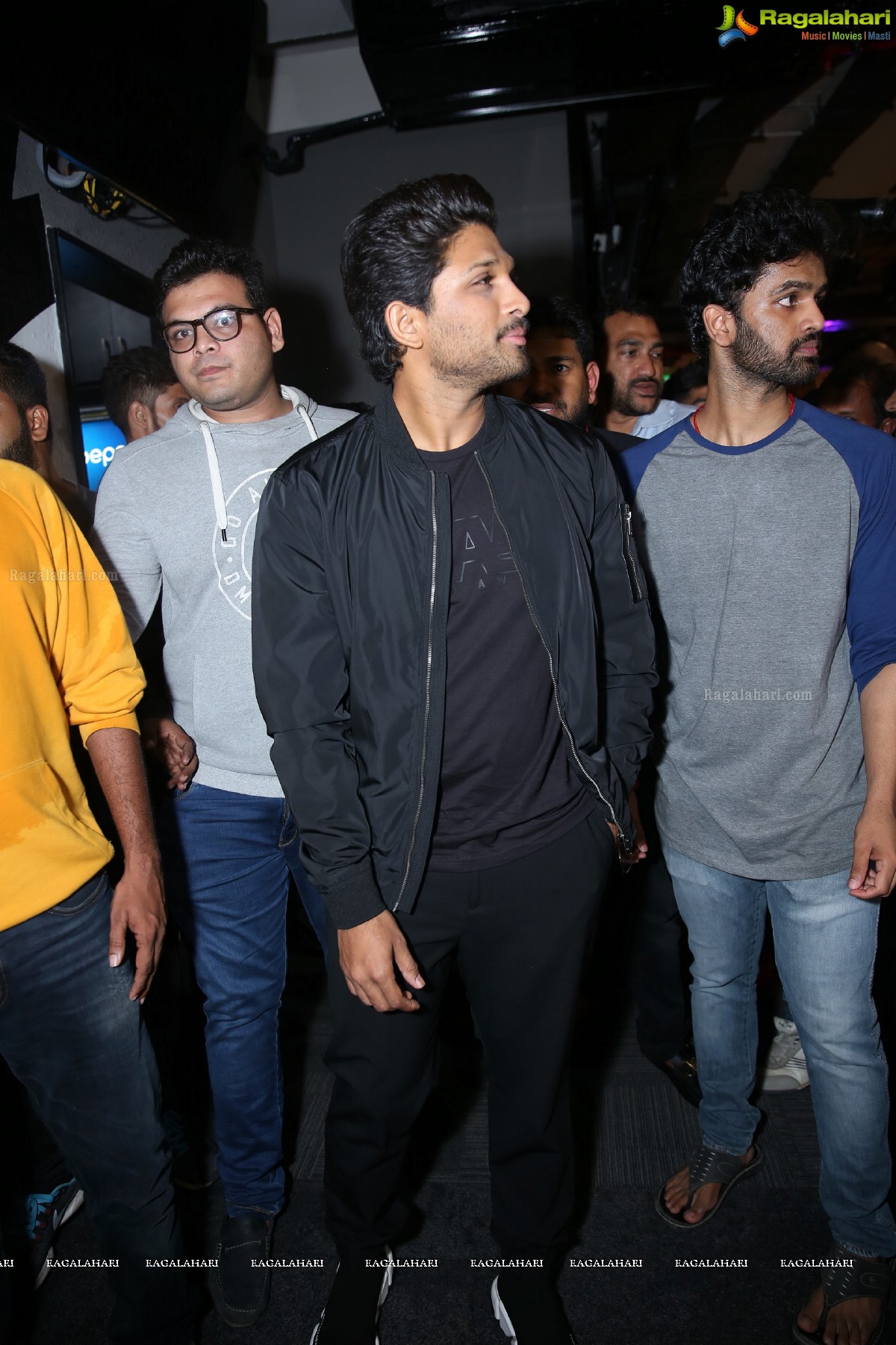 Allu Arjun launches B Dubs at Gachibowli, Hyderabad