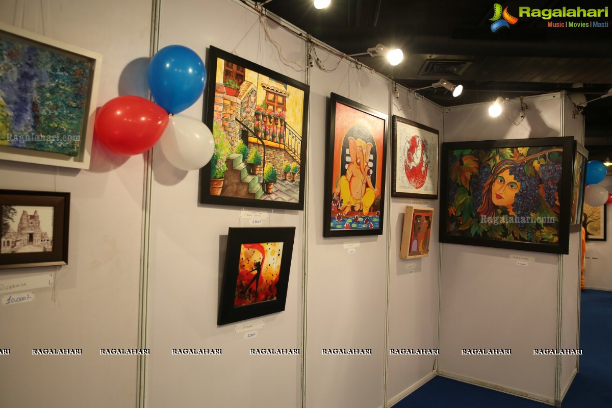 Art with a Heart Season-2 by Meera and GATI Art Express at GATI, Kothaguda, Hyderabad