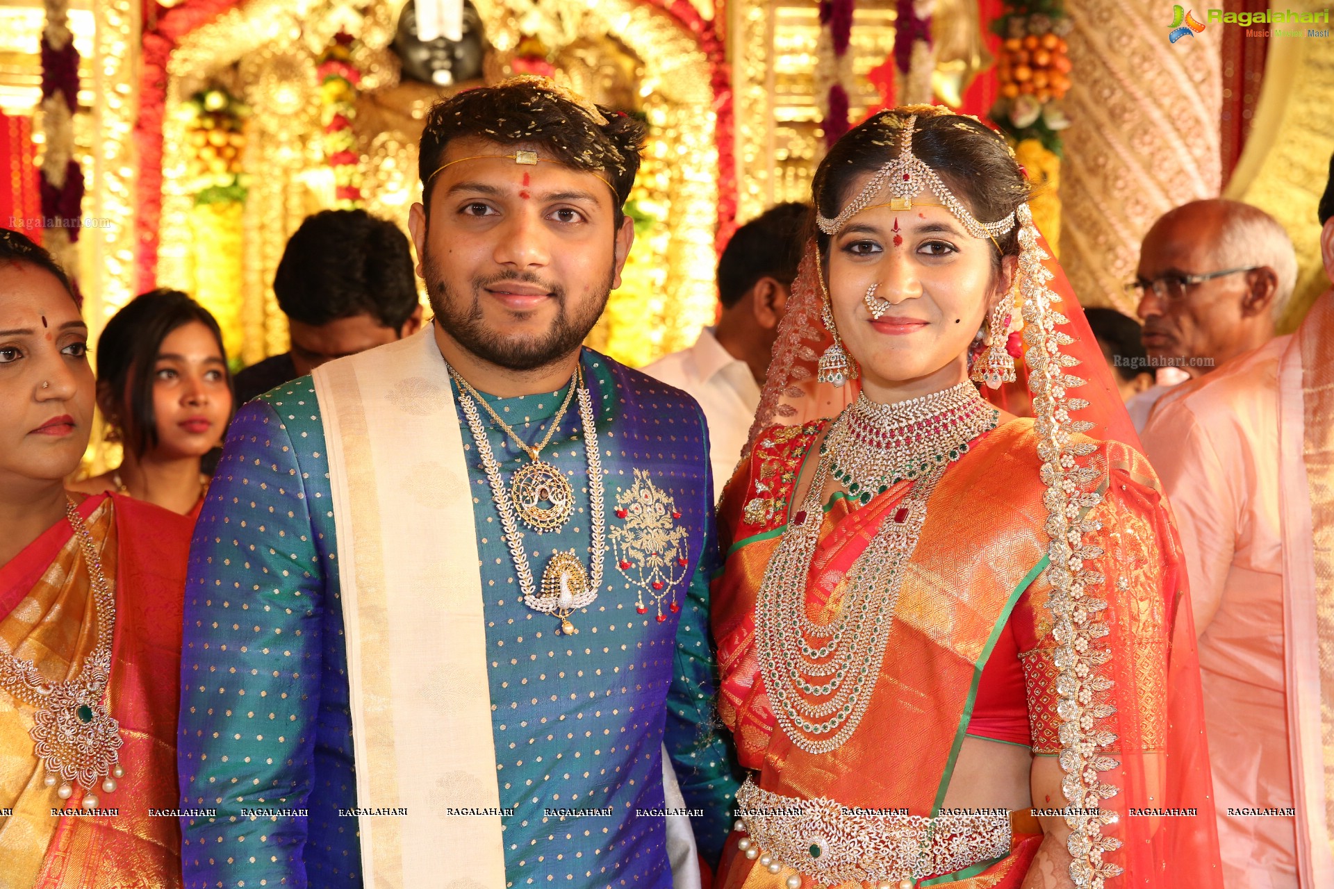 Bandla Ganesh Brother's Daughter Ashritha-Sai Pavan Wedding Ceremony at JRC Convention