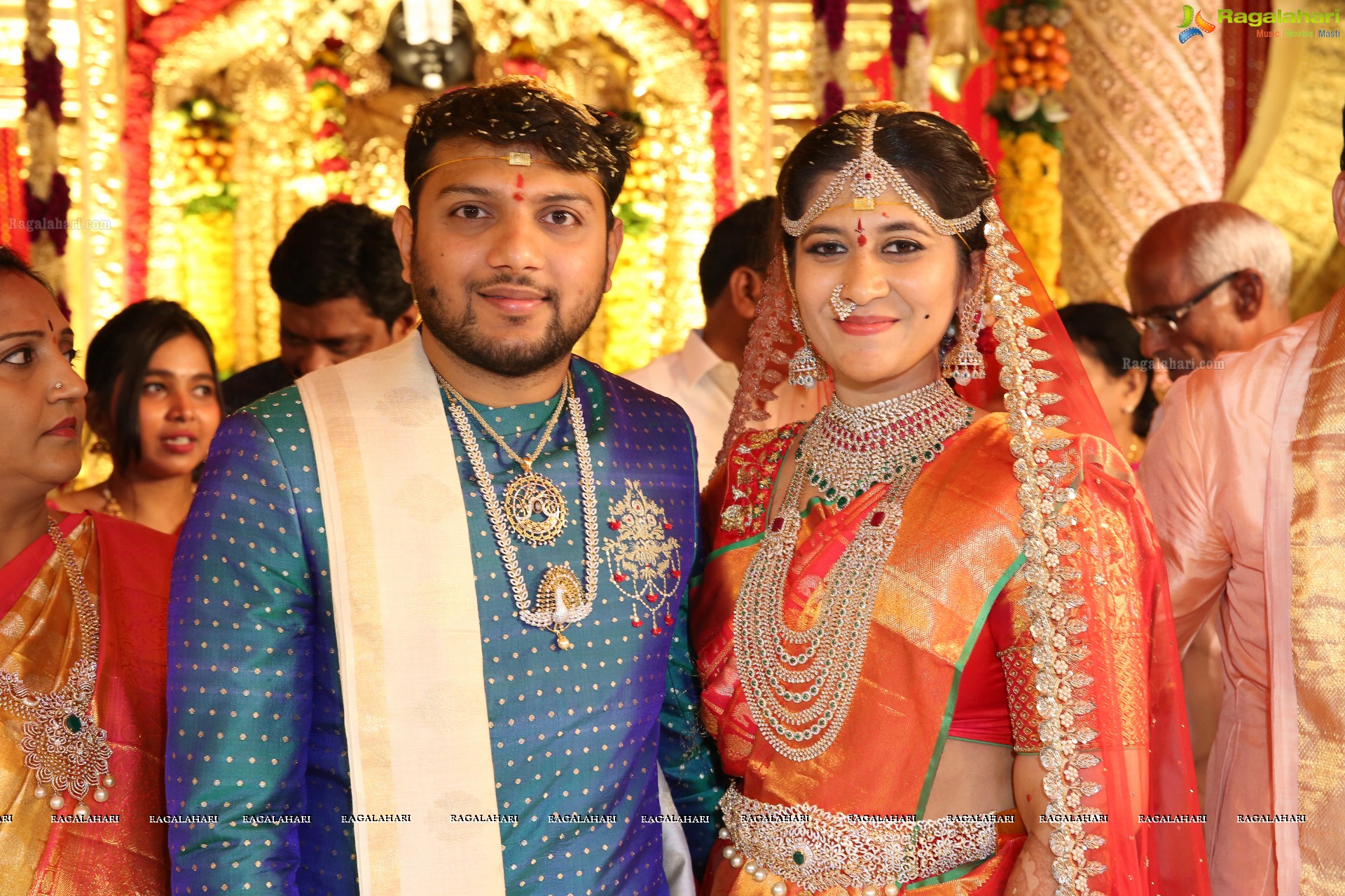 Bandla Ganesh Brother's Daughter Ashritha-Sai Pavan Wedding Ceremony at JRC Convention