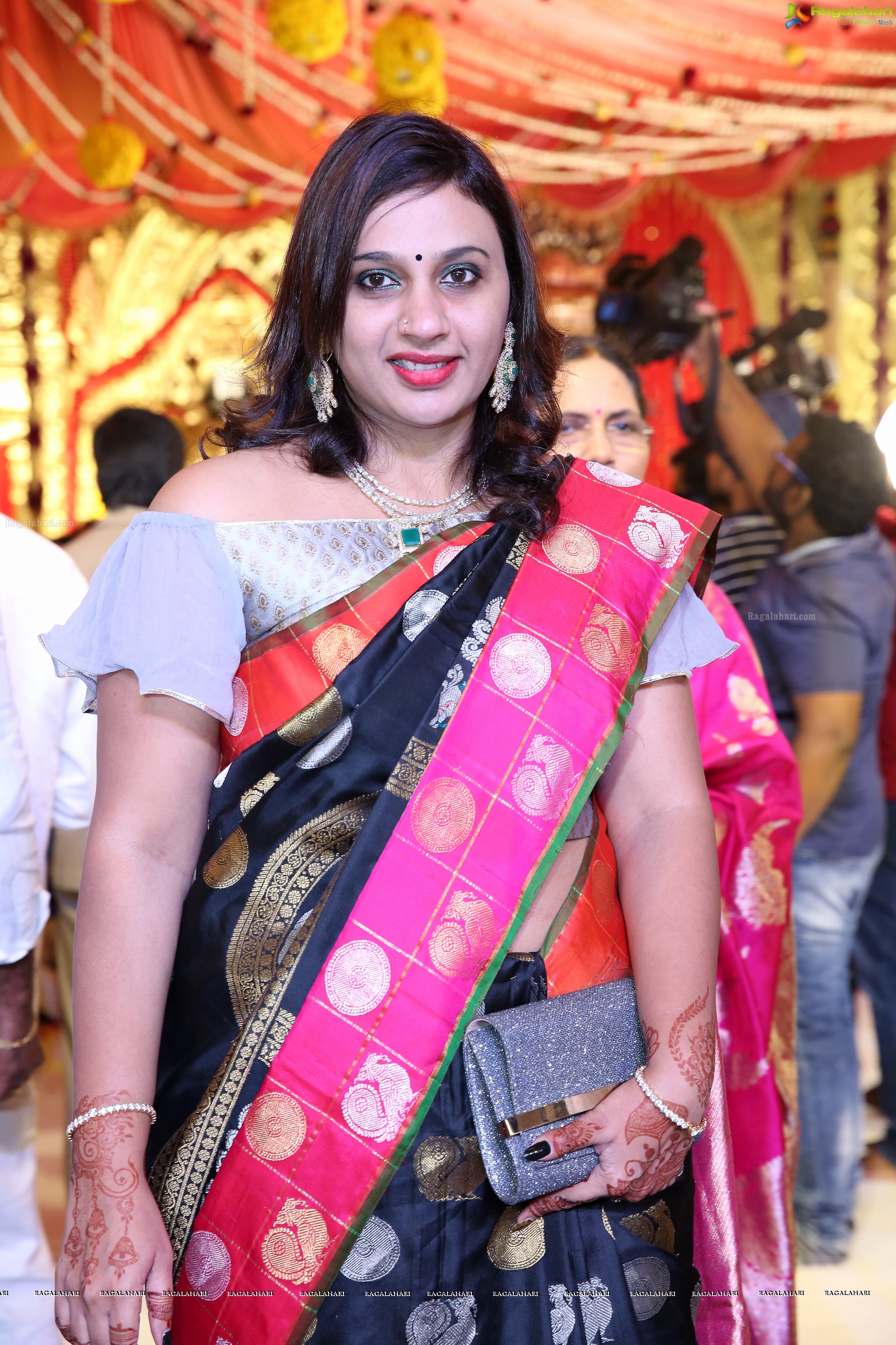 Bandla Ganesh Brother's Daughter Ashritha-Sai Pavan Wedding Ceremony at JRC Convention