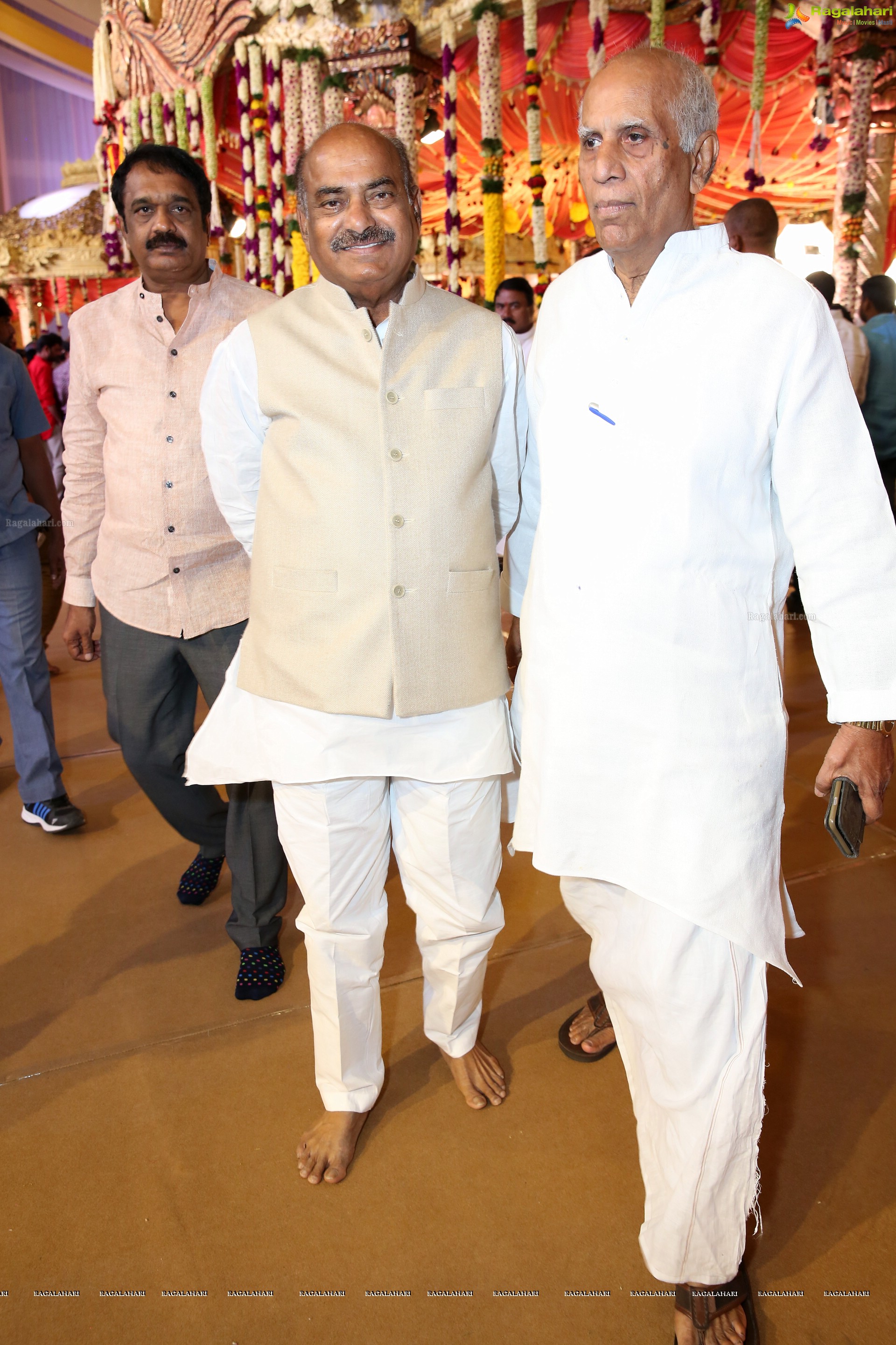 Bandla Ganesh Brother's Daughter Ashritha-Sai Pavan Wedding Ceremony at JRC Convention