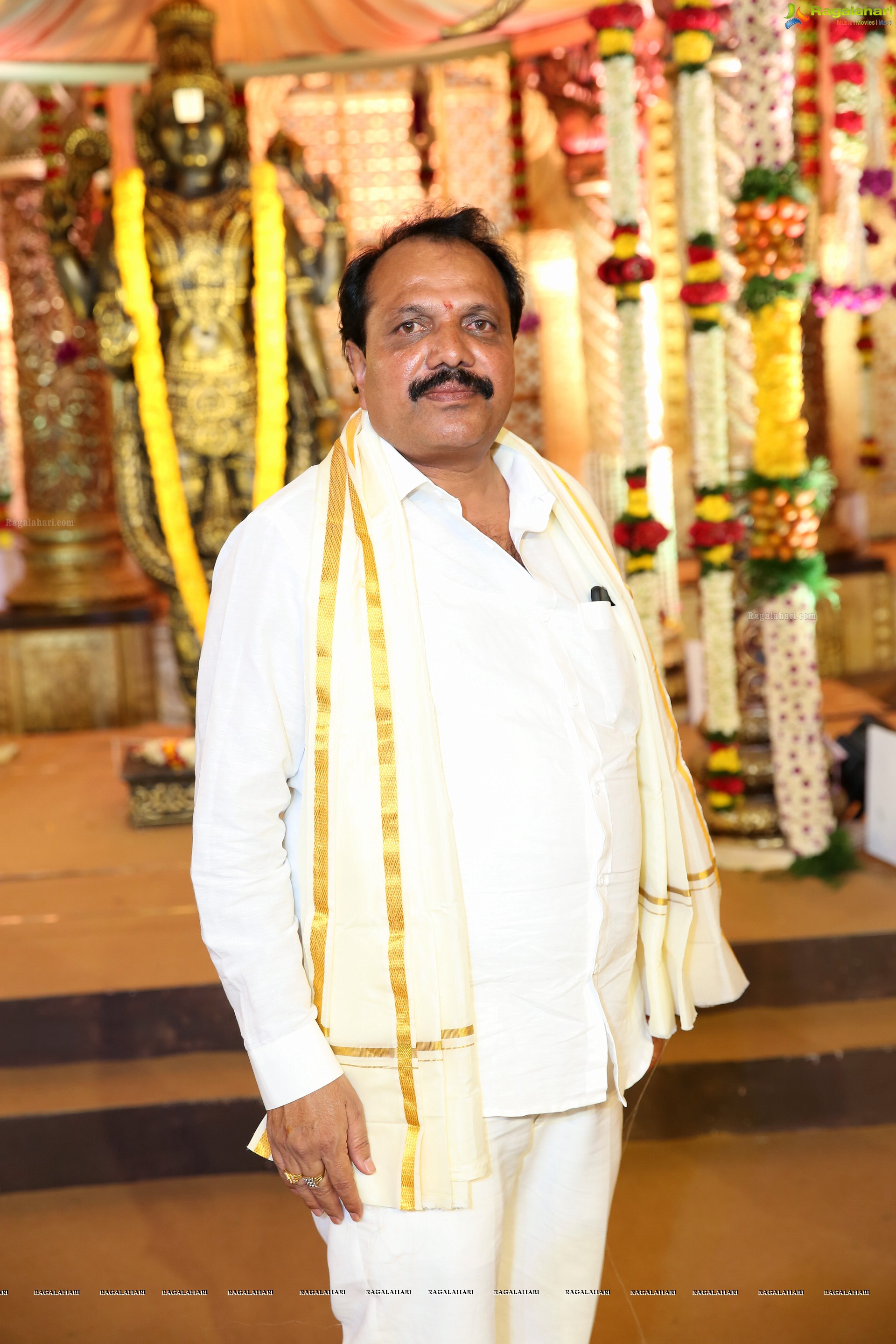 Bandla Ganesh Brother's Daughter Ashritha-Sai Pavan Wedding Ceremony at JRC Convention