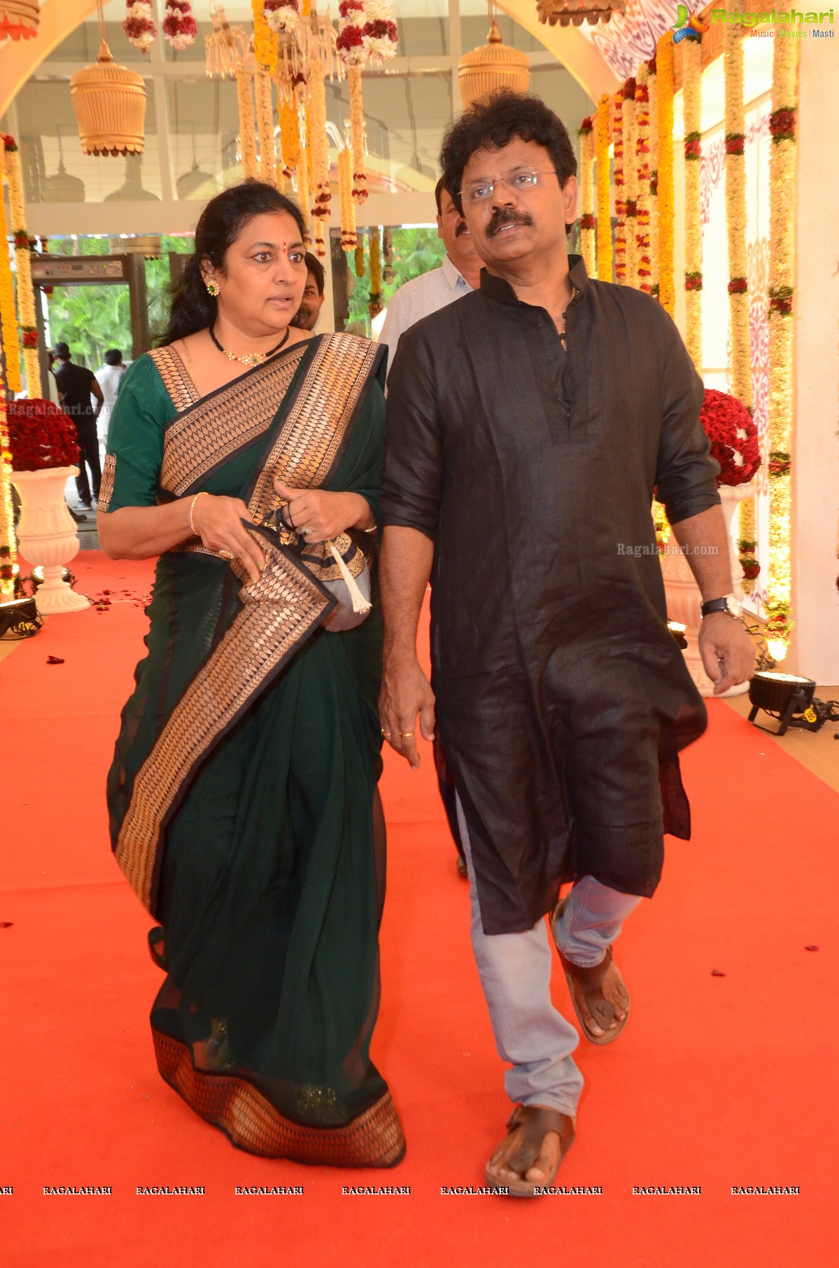 Bandla Ganesh Brother's Daughter Ashritha-Sai Pavan Wedding Ceremony at JRC Convention