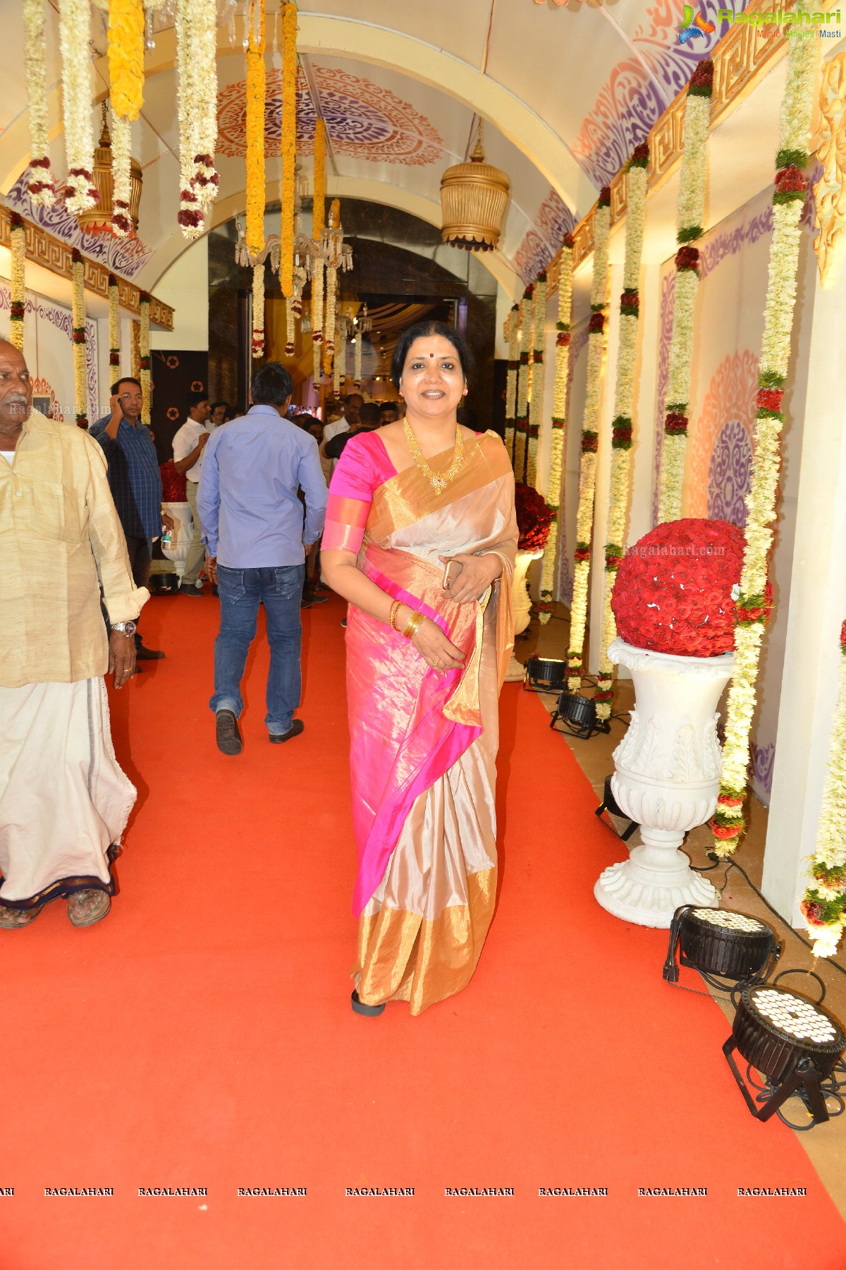 Bandla Ganesh Brother's Daughter Ashritha-Sai Pavan Wedding Ceremony at JRC Convention