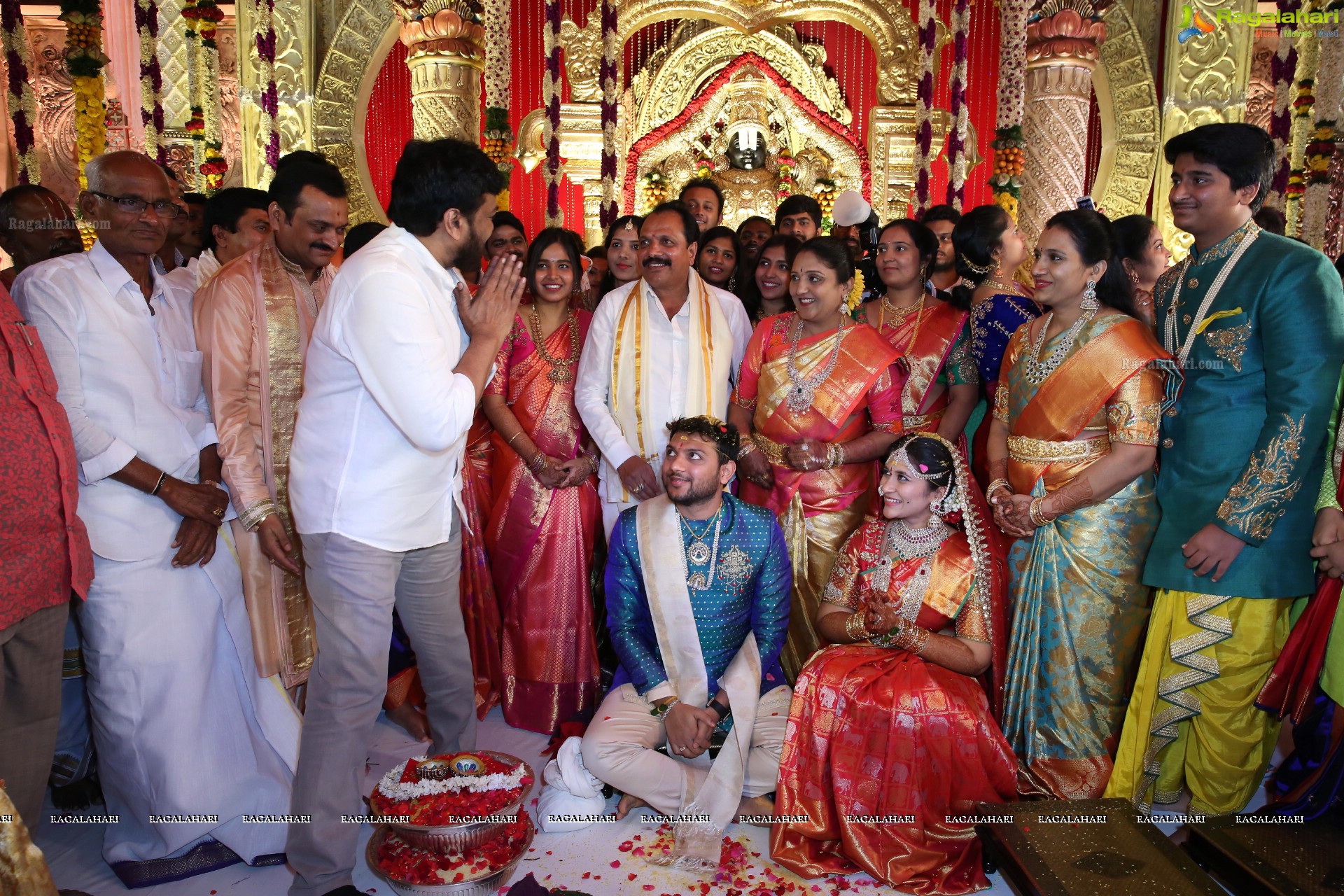 Bandla Ganesh Brother's Daughter Ashritha-Sai Pavan Wedding Ceremony at JRC Convention