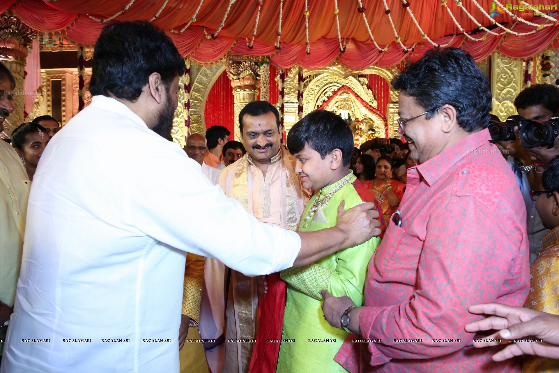 Bandla Ganesh Brother's Daughter Ashritha-Sai Pavan Wedding Ceremony at JRC Convention