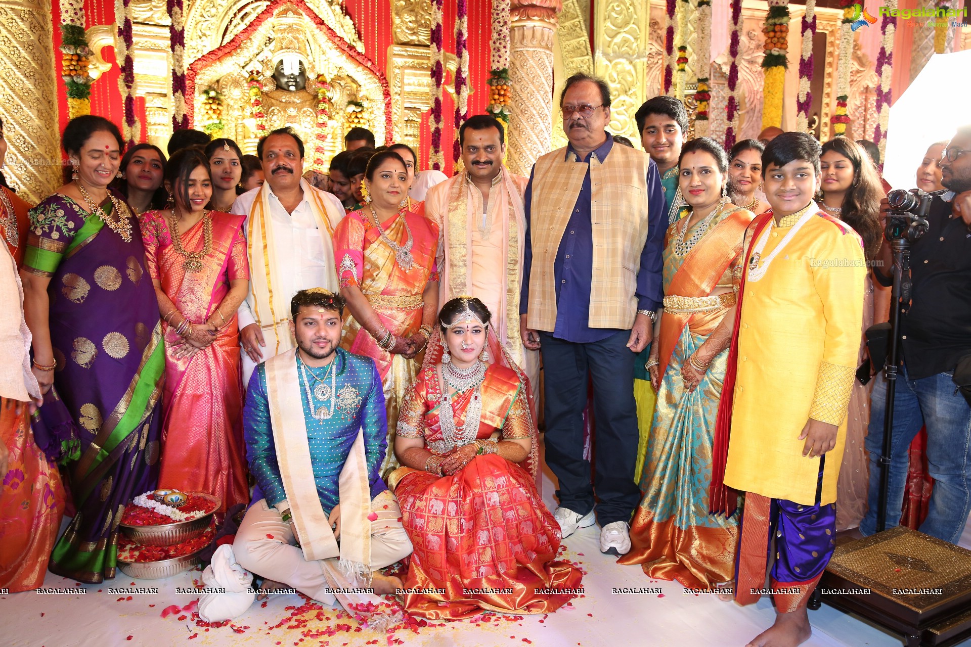 Bandla Ganesh Brother's Daughter Ashritha-Sai Pavan Wedding Ceremony at JRC Convention