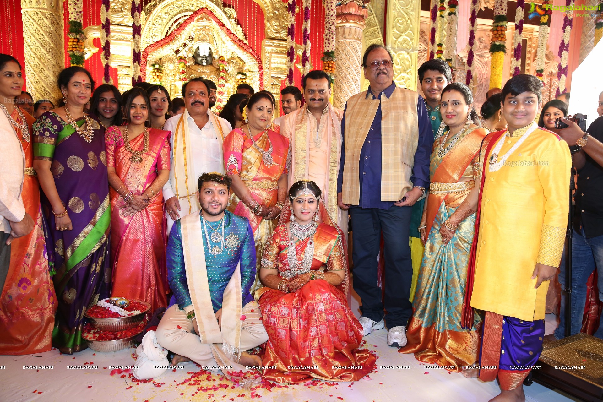 Bandla Ganesh Brother's Daughter Ashritha-Sai Pavan Wedding Ceremony at JRC Convention